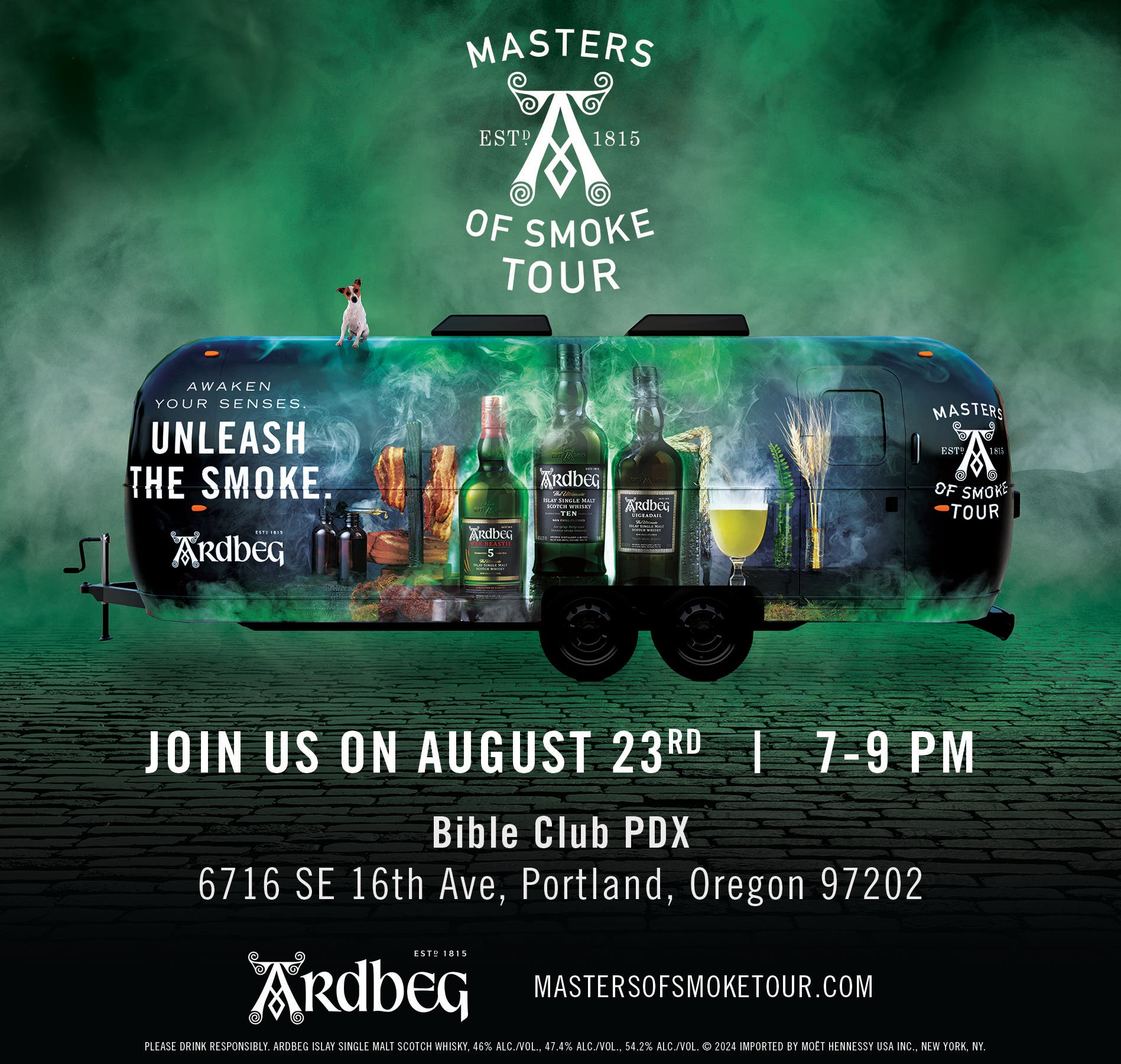 Ardbeg Masters of Smoke Tour Comes to Portland, OR