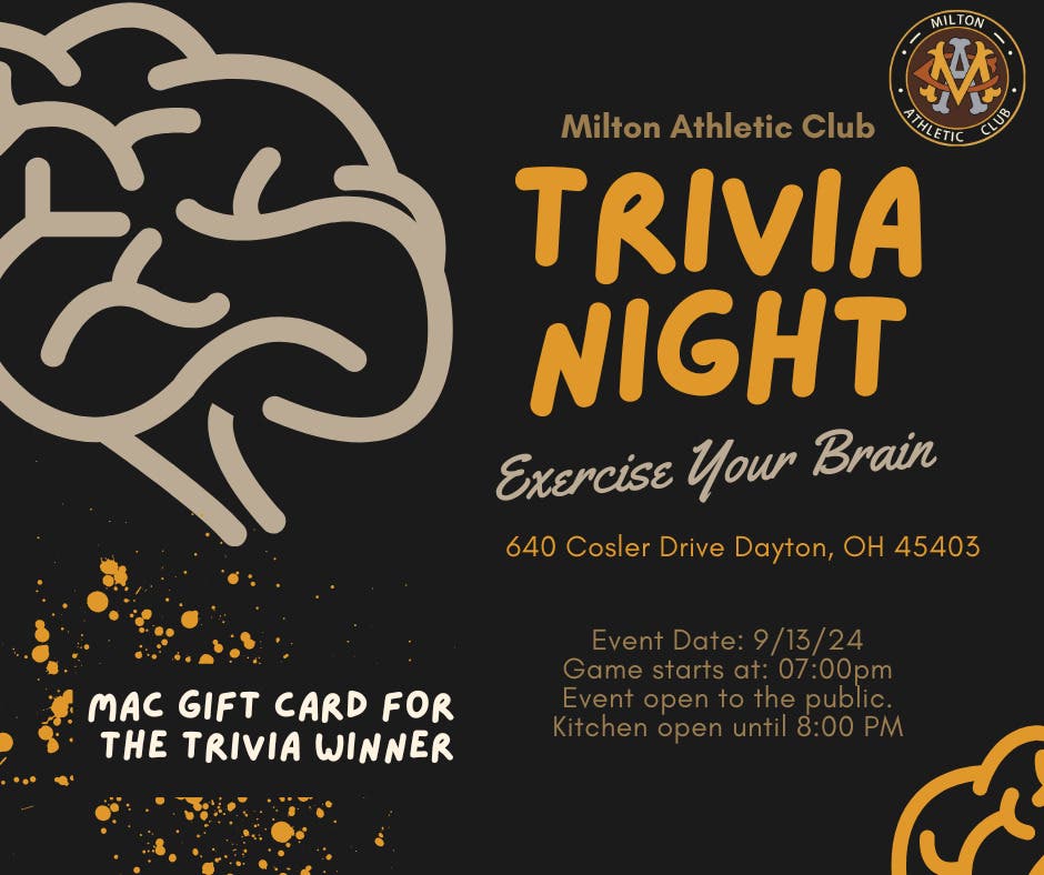 Milton Athletic Club Trivia Night