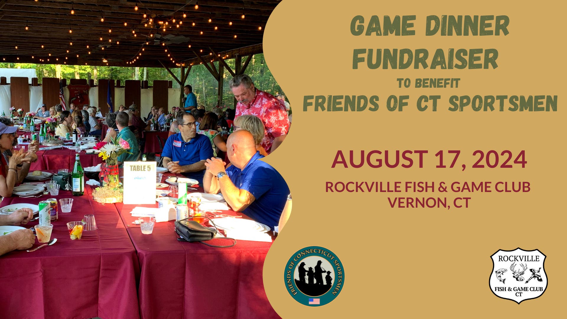 Friends of CT Sportsmen Game Dinner