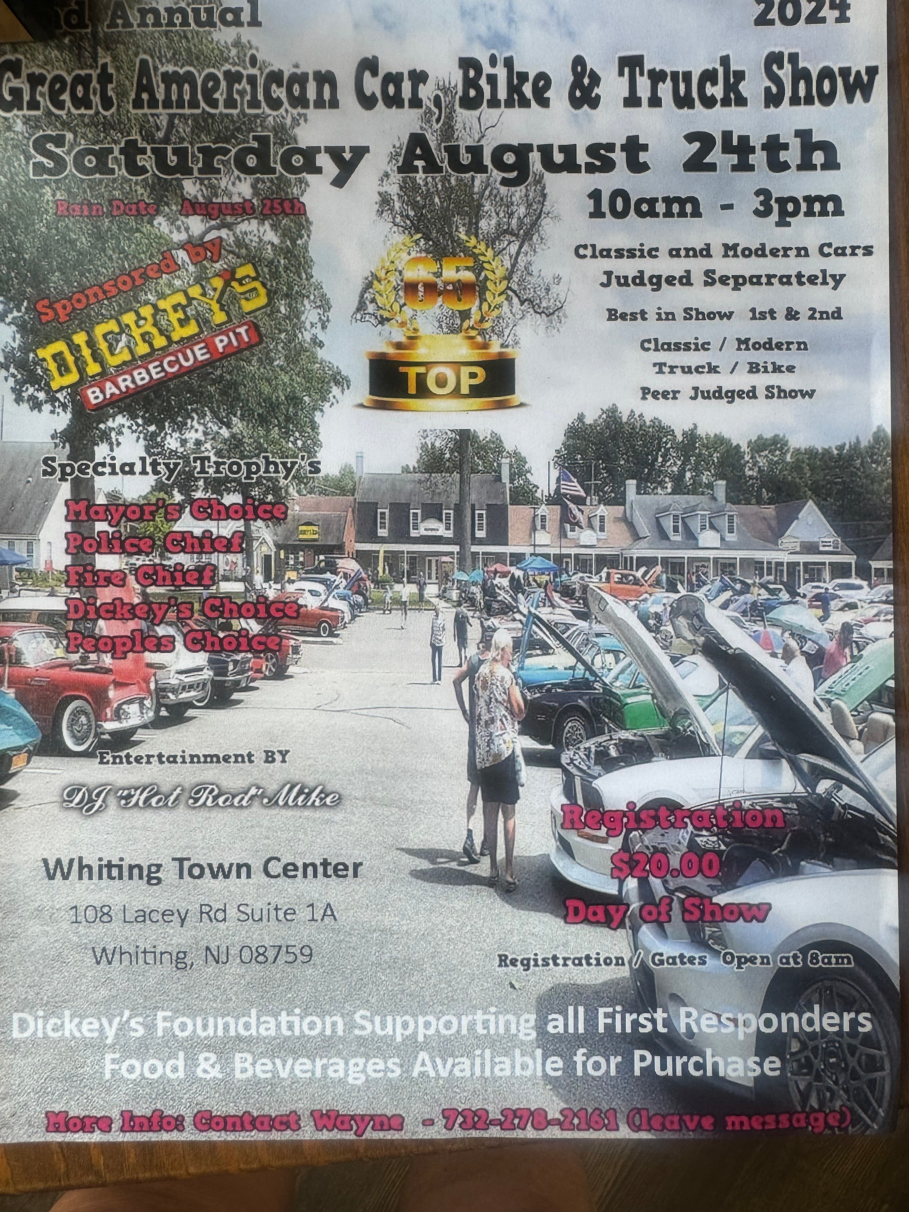 Dickeys barbecue Pit 2nd annual car show