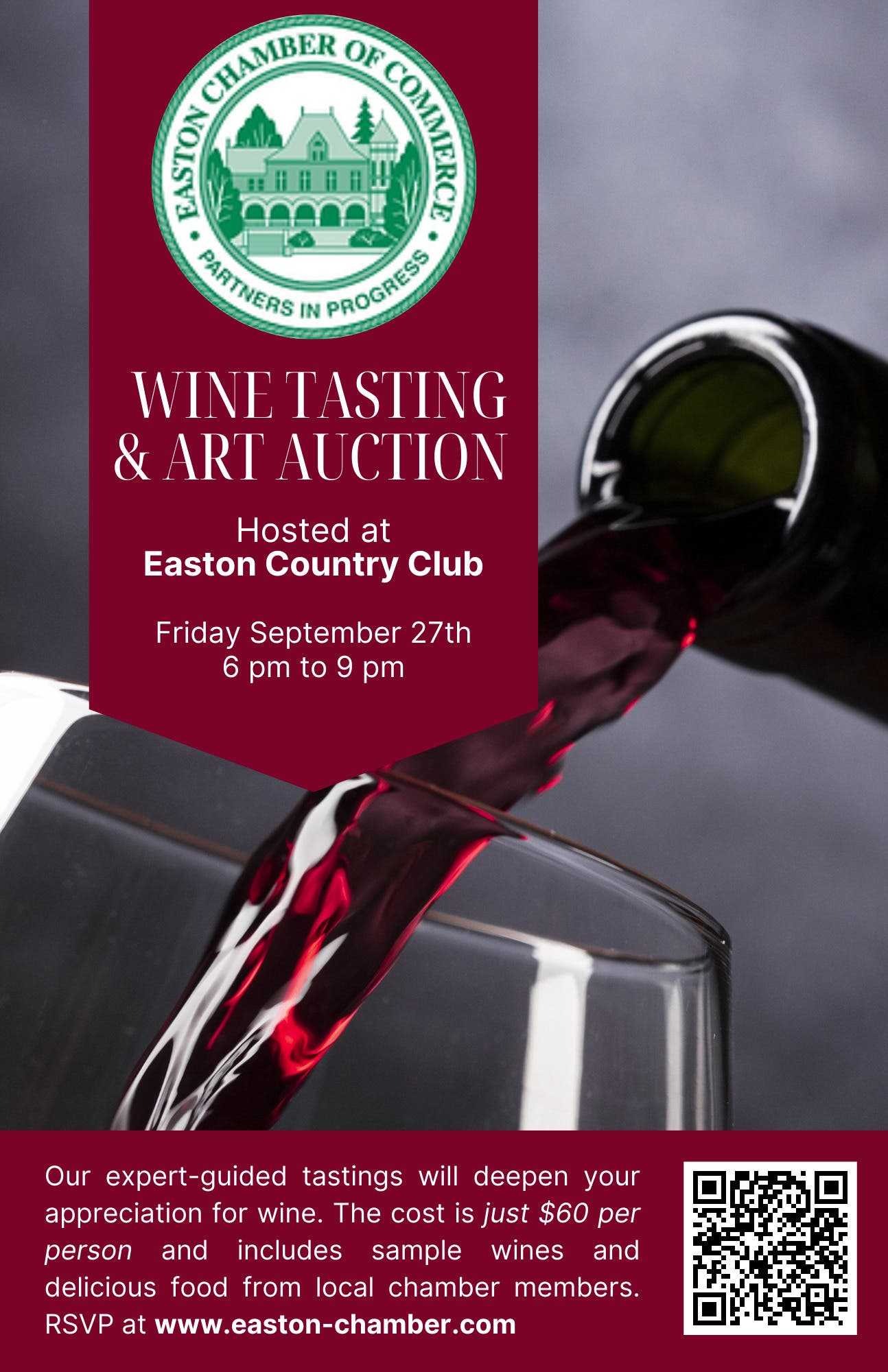 Fundraiser event - Art Auction & Wine Tasting 