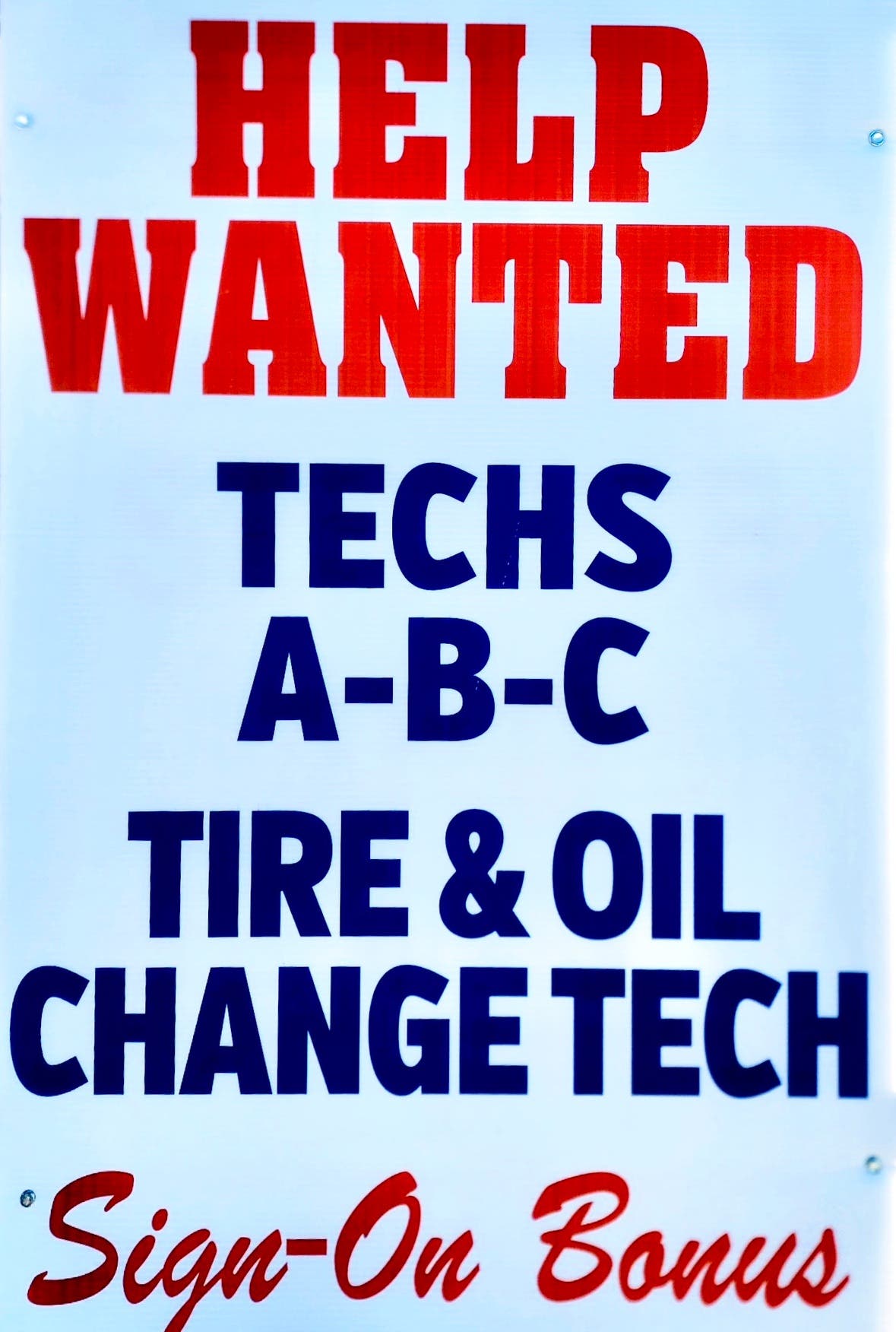 Automotive Techs Wanted - All Levels 