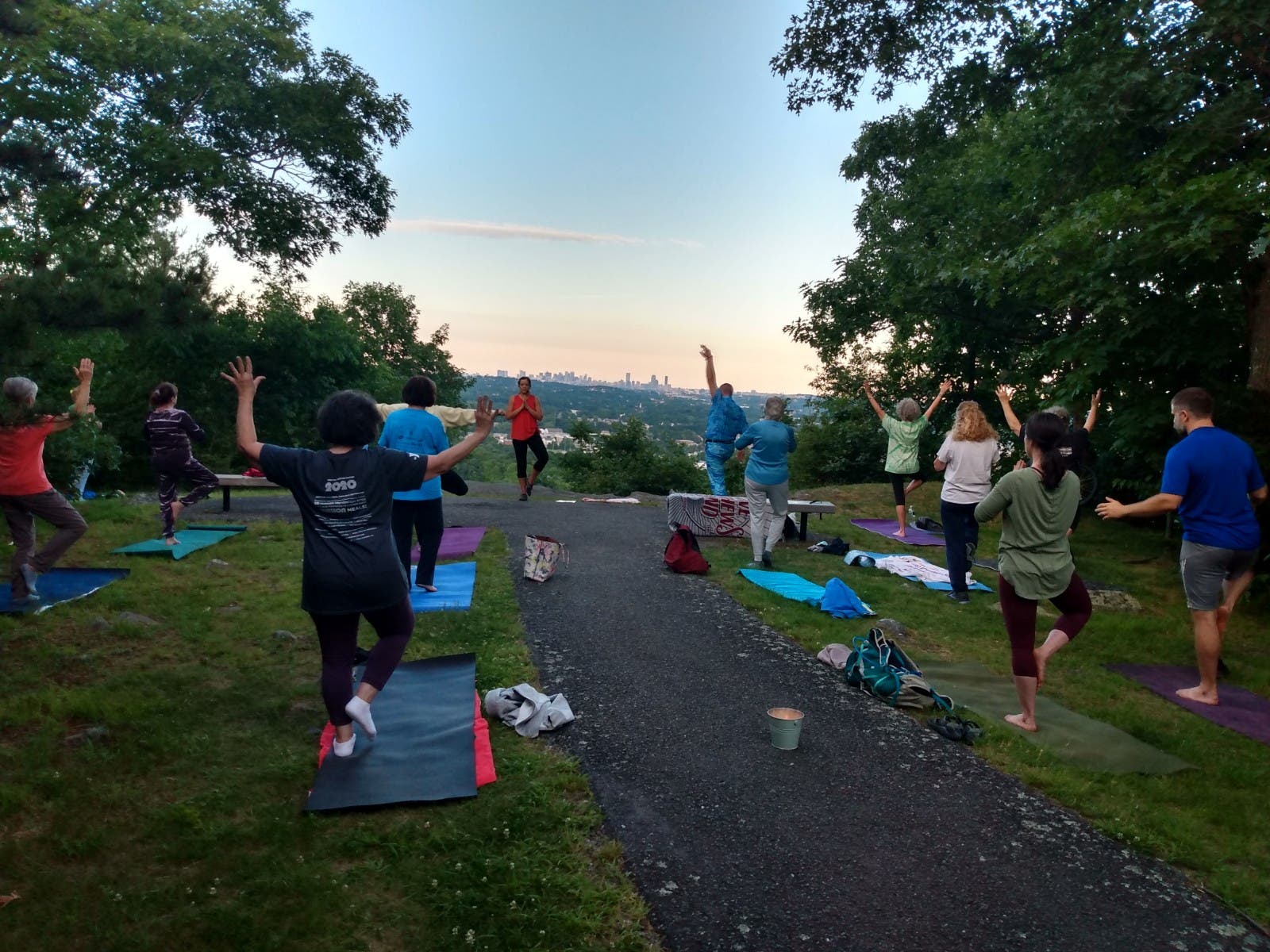 Sunset Yoga in Prospect Hill Park