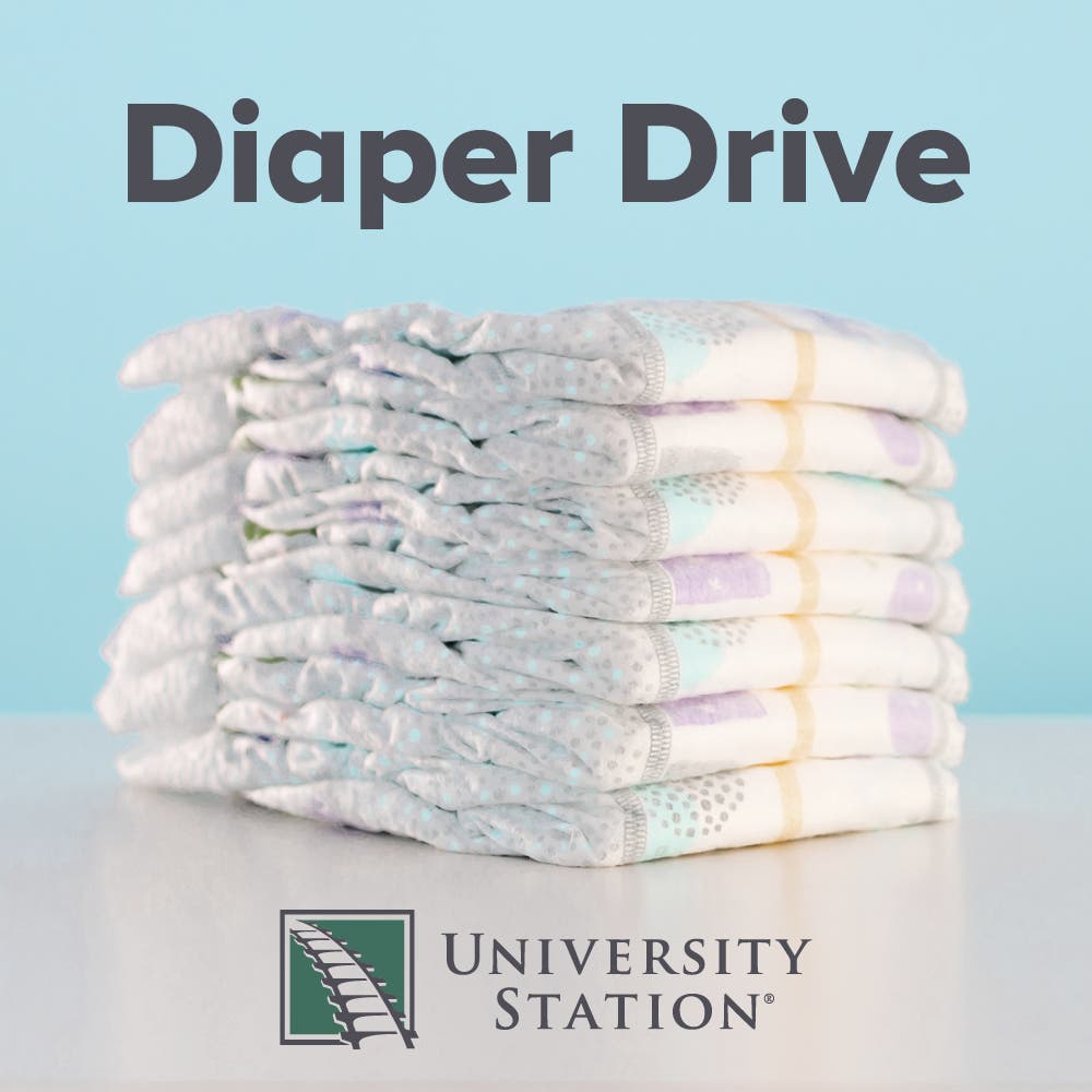  University Station Hosts Diaper Donation Drive for The Salvation Army of Massachusetts