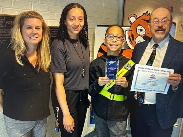 Glenarden Woods Elementary Student Recently Honored by AAA