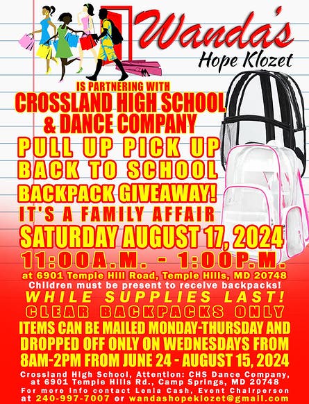 Pull Up Pick Up Back To School Backpack Giveaway