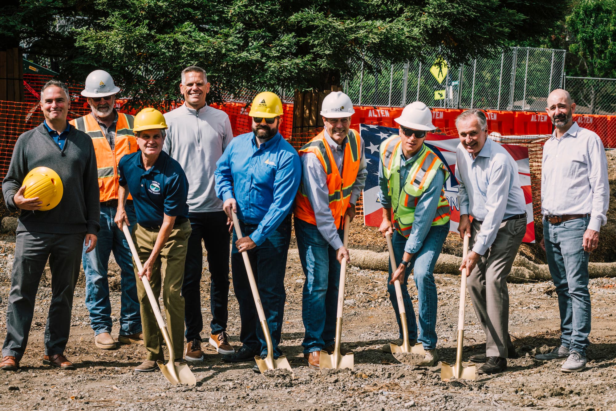 Alten Construction breaks ground on new Corte Madera Town Hall 