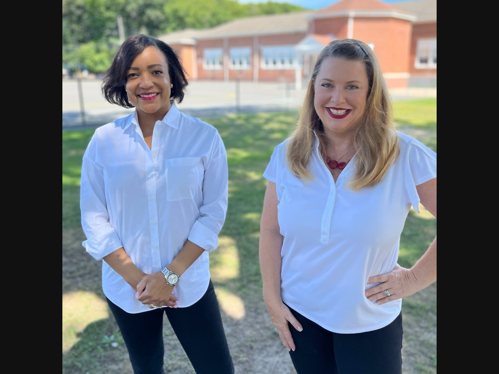 Dr. Shawanda Beale and Alix Hayes are running on the Keeping Students First ticket for the Ocean Township Board of Education for second terms.