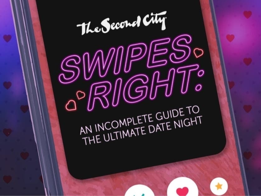 The Second City sends up love in “Swipes Right: An Incomplete Guide to the Ultimate Date Night," Jan. 28 at the Dorothy Menker Theater on the Moraine Valley Community College campus in Palos Hills. 