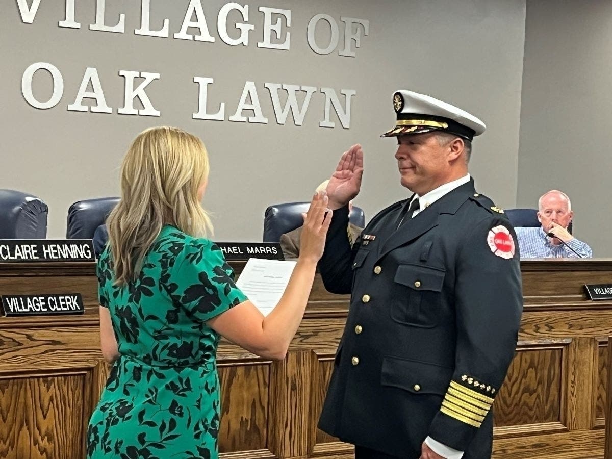 Oak Lawn Taps 24-Year Veteran As New Fire Chief