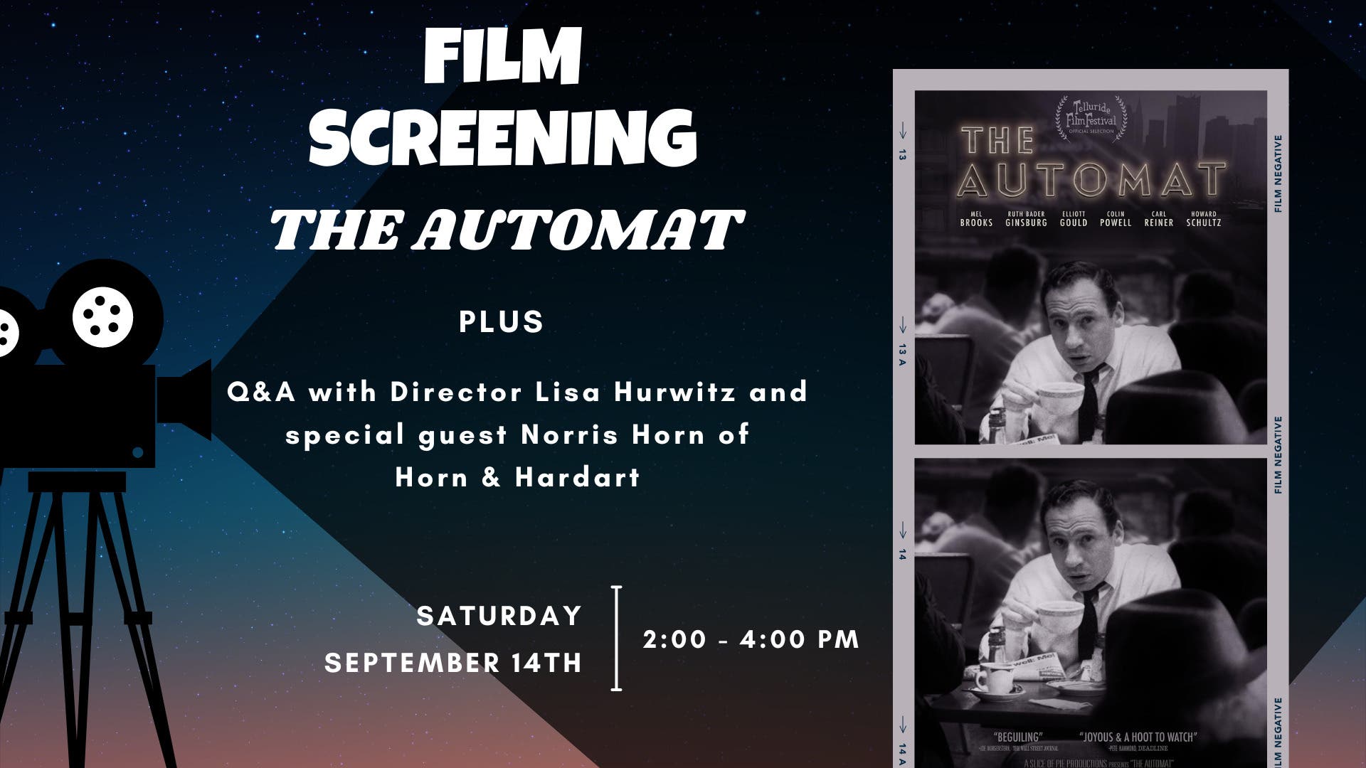 Film Screening of The Automat at the Library