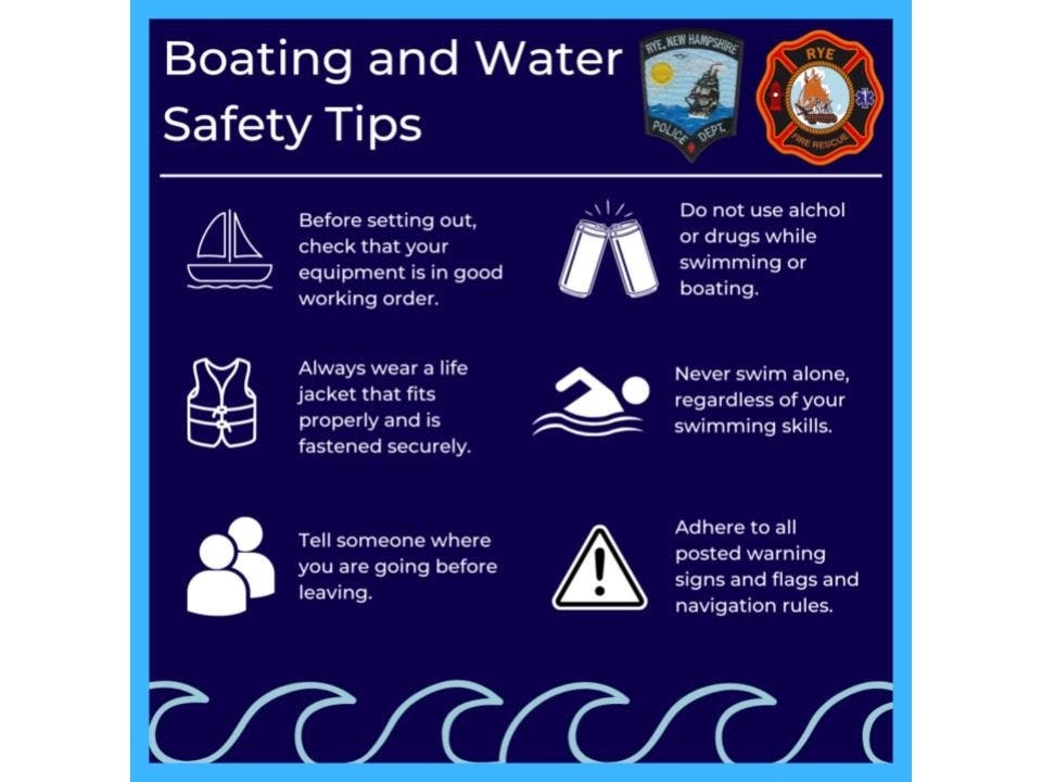 Rye Police, Fire Offer Boating, Water Safety Tips