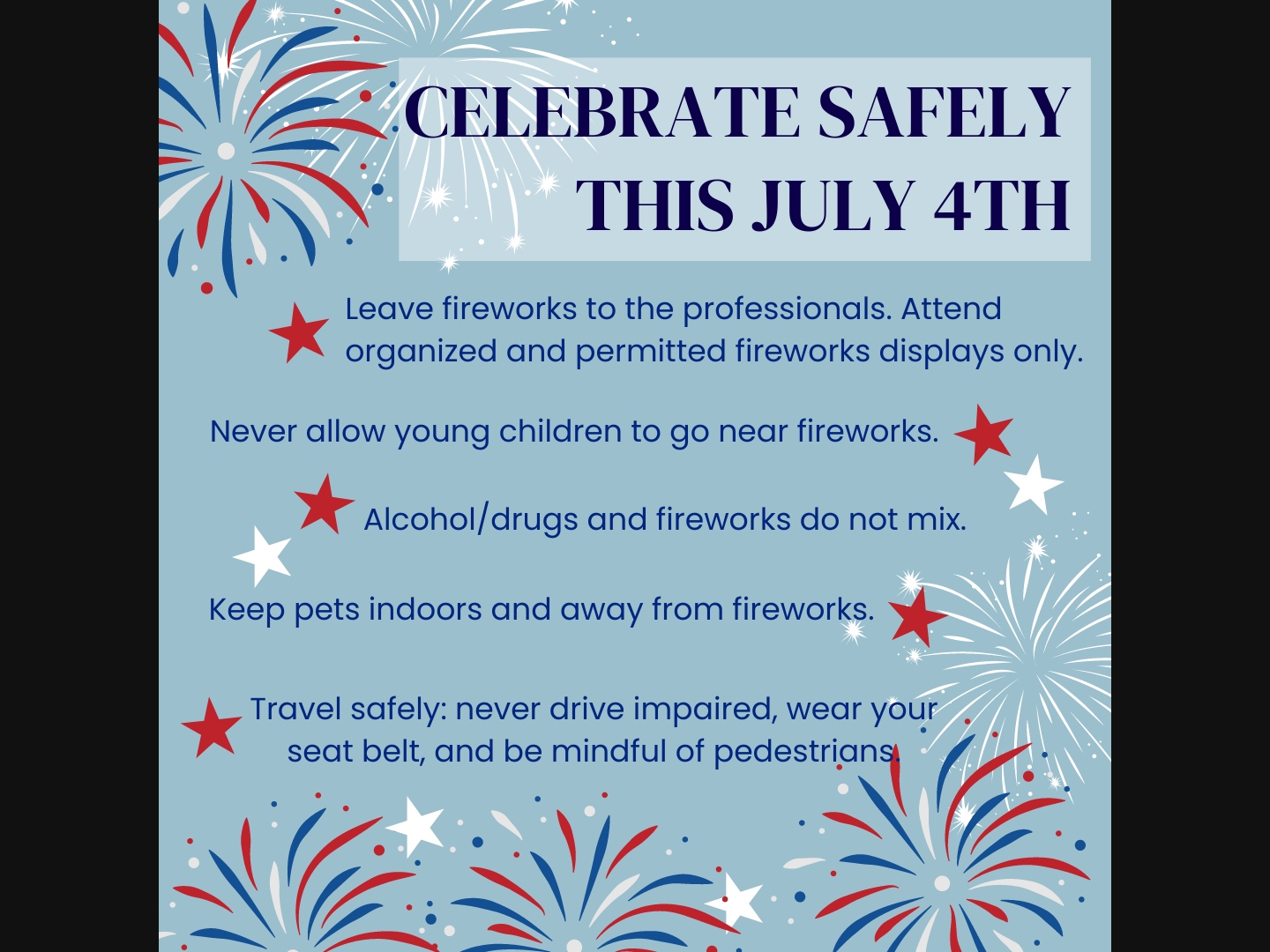 Seacoast Safety Tips For A Safe Fourth Of July