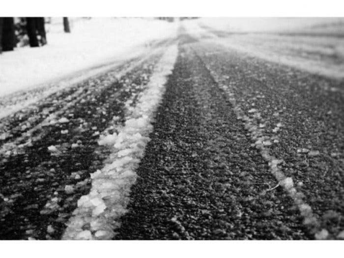 Roads may be slippery Saturday, Jan. 18, the National Weather Service advised.