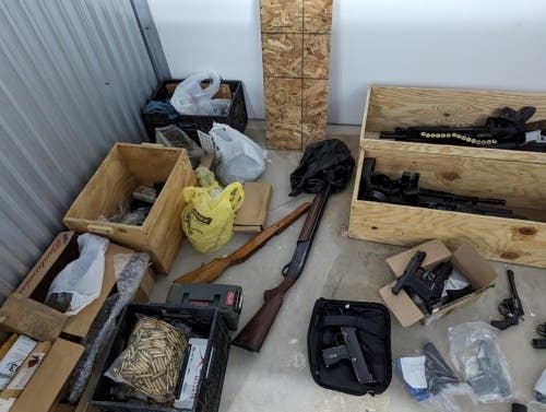 A Hudson Valley man had an arsenal of firearms and explosives in his Dobbs Ferry home and storage units.