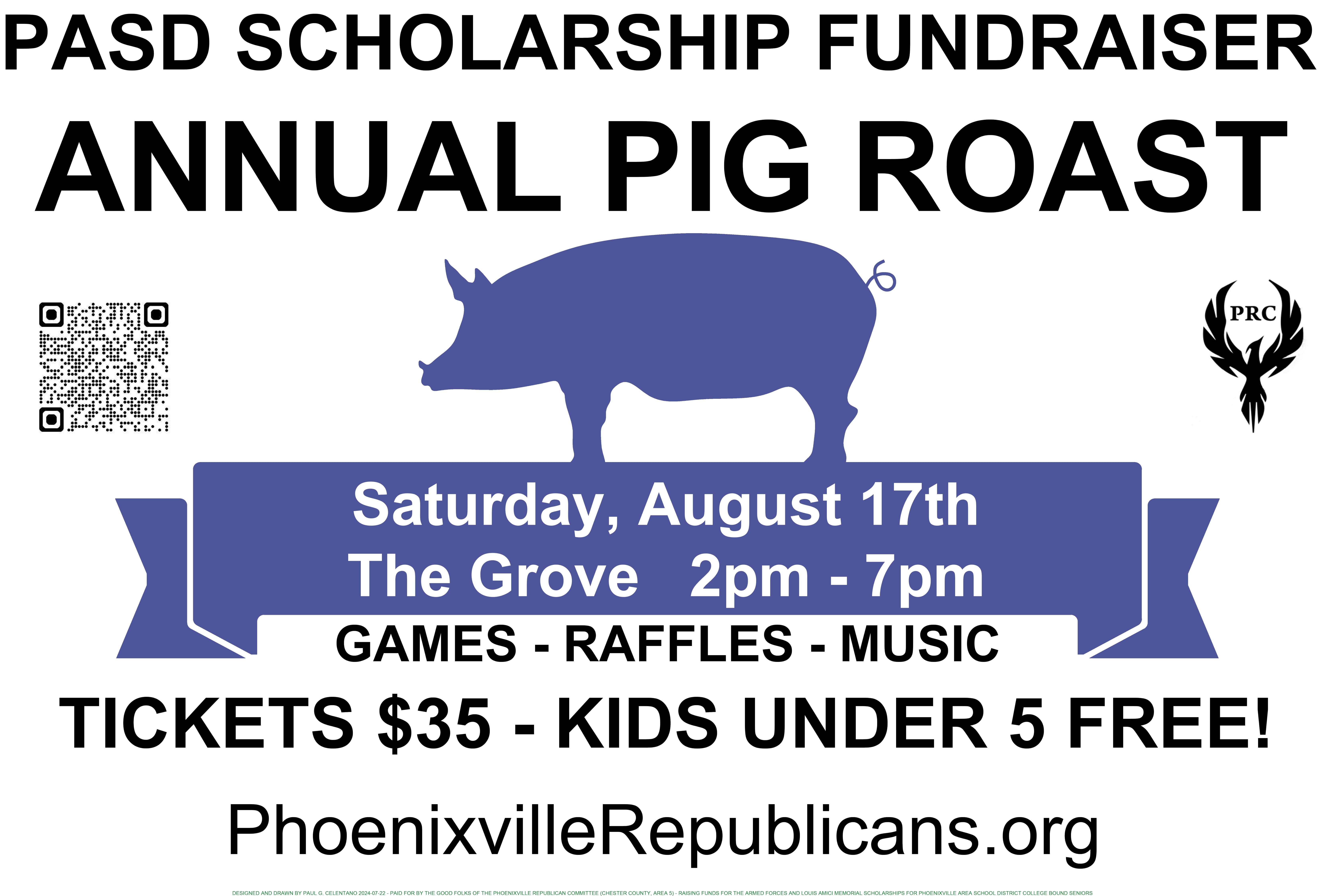 PASD Scholarship Fundraiser Pig Roast