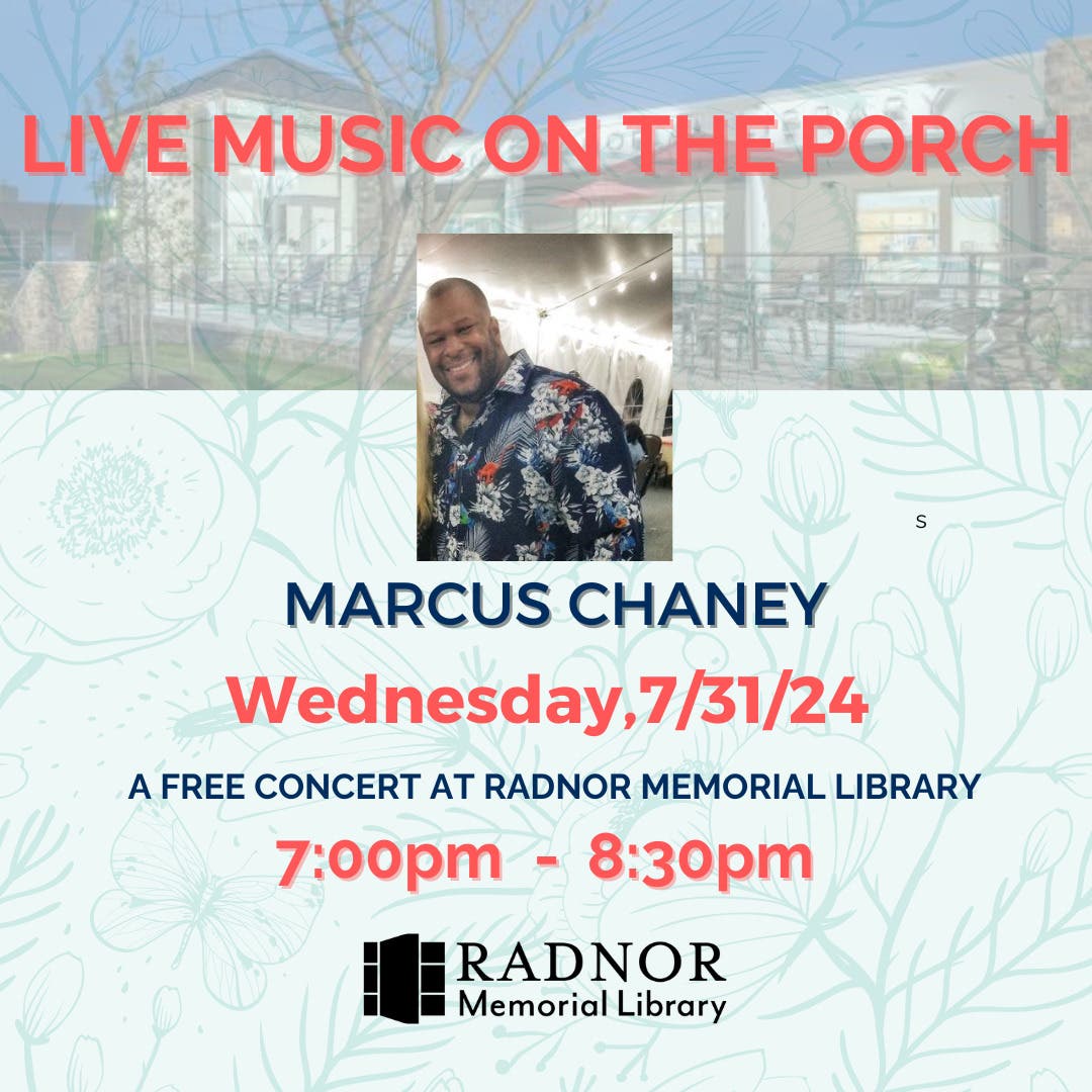 Outdoor concert starring Marcus Chaney 