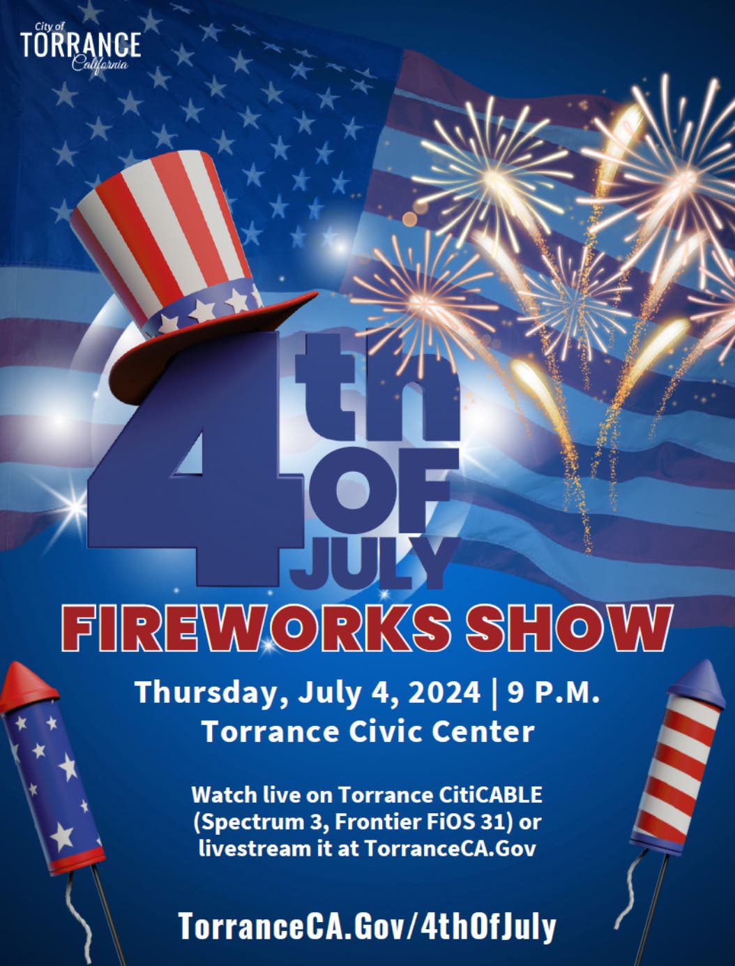 July 4th Fireworks Show 2024: Torrance