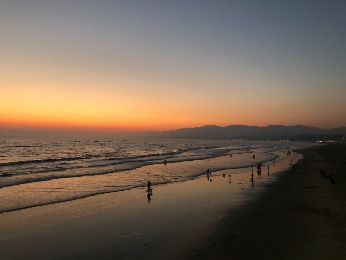 Los Angeles County Department of Public Health officials issued an ocean water use warning for the second consecutive day at Mother's Beach in Marina del Rey.