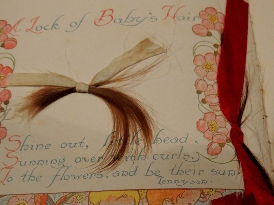 A Baby Book, A Lock Of Hair And a Mystery: Finding Gratitude