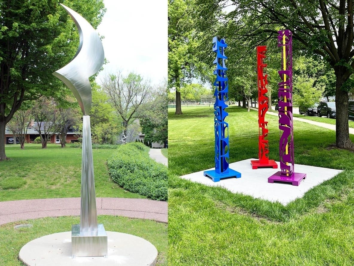 Sculptures on display in Flossmoor will be the focal points of a walking tour to be held Saturday, July 13. 