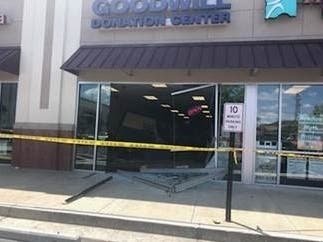 Driver Smashes Into Goodwill Store