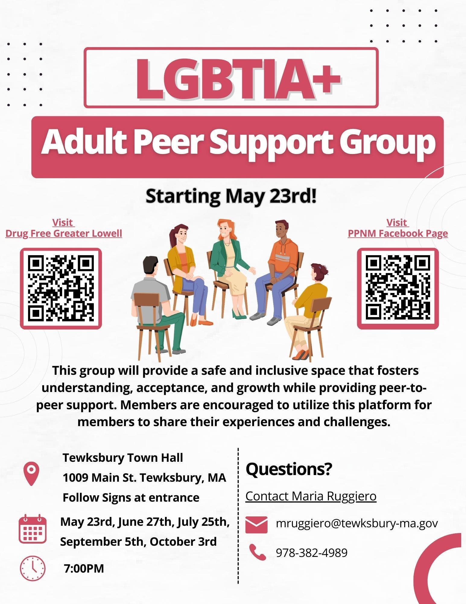 LGBTIA+ Adult Peer Support Group