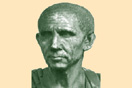 
[image ALT: The stone bust of a stern-looking old man, with curly hair but almost bald. It is a contemporary portrait of Cato the Elder.]
			