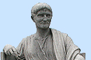 
[image ALT: A photograph of the sculptured bust of a stern-faced old man. It is a modern imaginative portrait of the ancient Roman historian Sallust. On this site, it serves as the icon for the works of Sallust.]