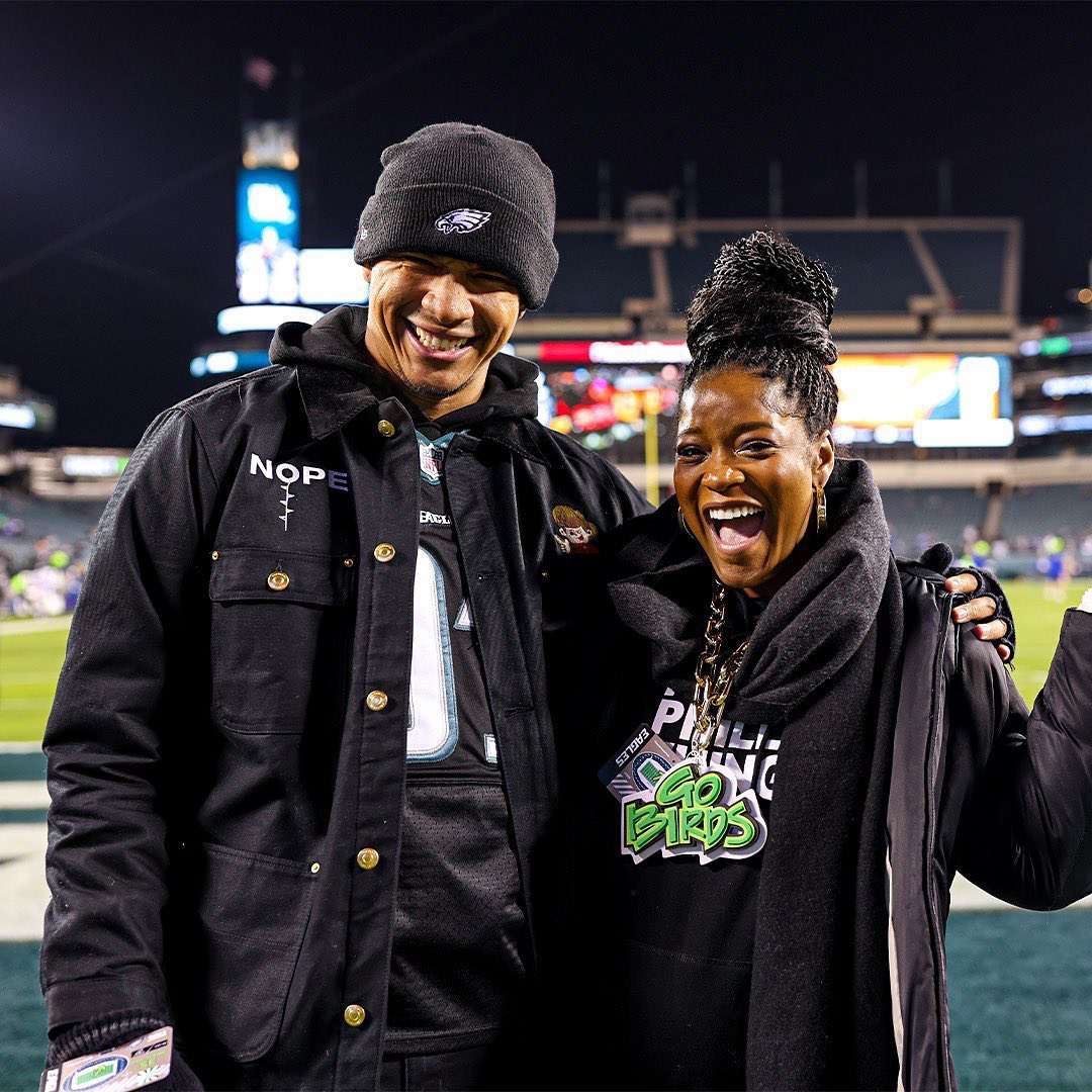 Keke Palmer and Darius Jackson, Eagles Fans