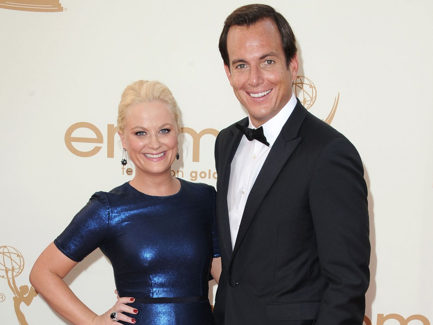 Amy Poehler and Will Arnett arrive to the 63rd Primetime Emmy Awards