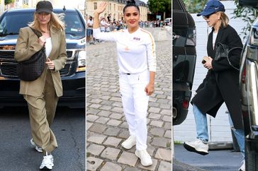 Margot Robbie seen leaving a New York hotel; Salma Hayek runs during the Paris Olympics torch relay; Jen Aniston spends two hours at high end skincare salon