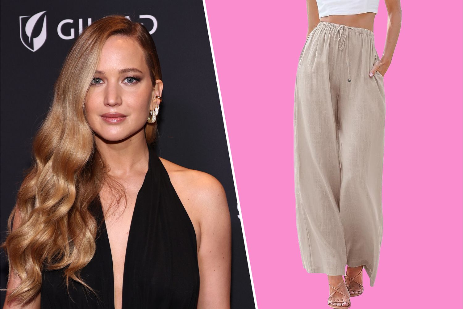 Week 2 - Amazon TK: Jennifer Lawrence Wide-Leg Pants Tout