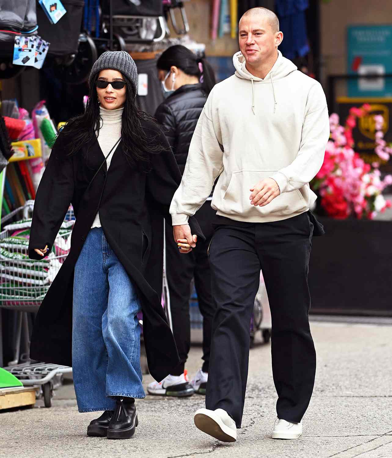 Zoë Kravitz and Channing Tatum Hold Hands on Their Way to Lunch in N.Y.C.