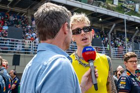  Brazilian Grand Prix, Brazilian Grand Prix 2023, Machine Gun Kelly during the F1 Grand Prix of Brazil at Autodromo Jose Carlos Pace on November 05, 2023 in Sao Paulo, Brazil. 