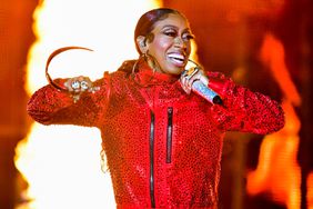 Missy Elliott performs onstage during the Lovers & Friends music festival at the Las Vegas Festival Grounds on May 06, 2023 in Las Vegas, Nevada.
