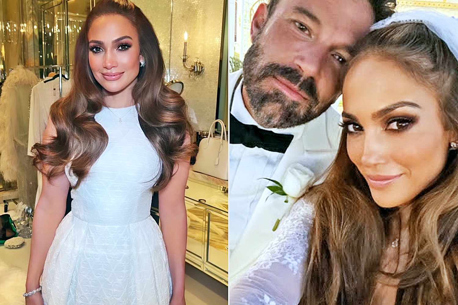 https://www.instagram.com/reel/CgIaA1kAMlz/? chrisappleton1 Verified Last minute feelings before the wedding …. 💒 1higshid=YmMyMTA2M2Y%3D Jennifer Lopez uploaded to her newsletter pics from her and Ben's wedding. Credit: On The JLo