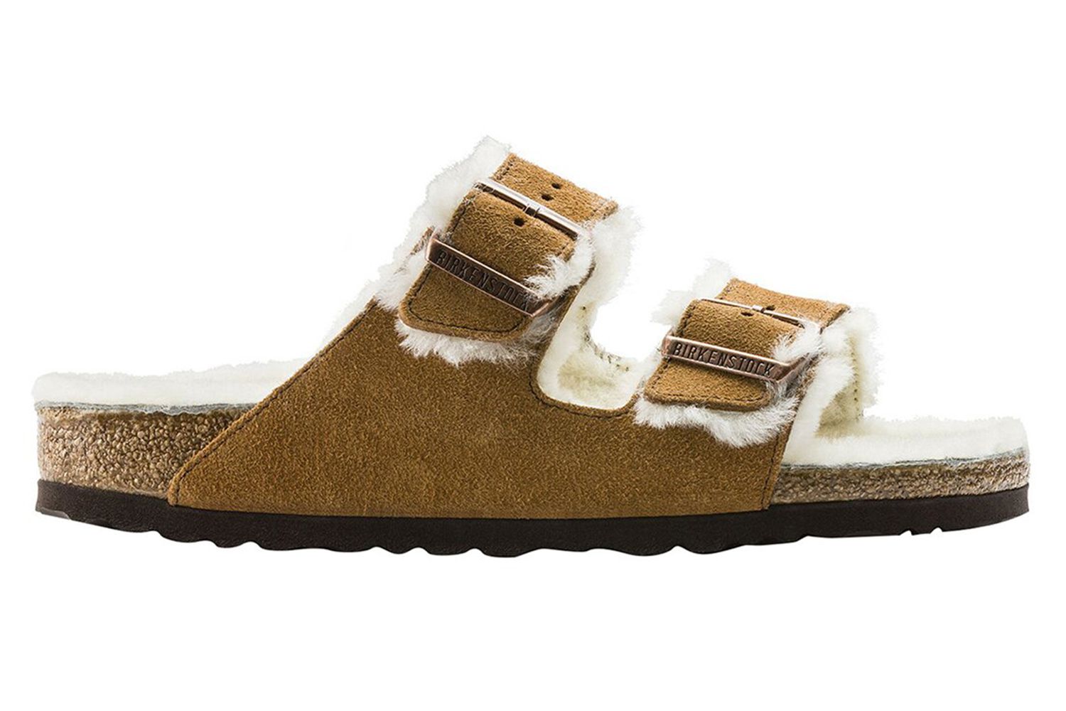 Birkenstock womens arizona shearling narrow sandal