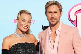  Margot Robbie and Ryan Gosling attend the World Premiere of "Barbie" at Shrine Auditorium and Expo Hall on July 09, 2023 in Los Angeles, California. 