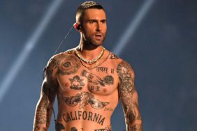 Adam Levine of Maroon 5 performs during the Pepsi Super Bowl LIII Halftime Show at Mercedes-Benz Stadium on February 3, 2019 in Atlanta, Georgia.