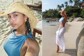 Lori Harvey Sizzles in a Two-Piece Baby Blue Bikini: 'Capricorn in Her Element'