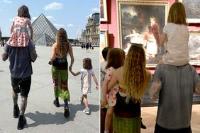 Adam Levine and Behati Prinsloo Share Glimpses of Infant in Scenes From Family of Five's Paris Trip