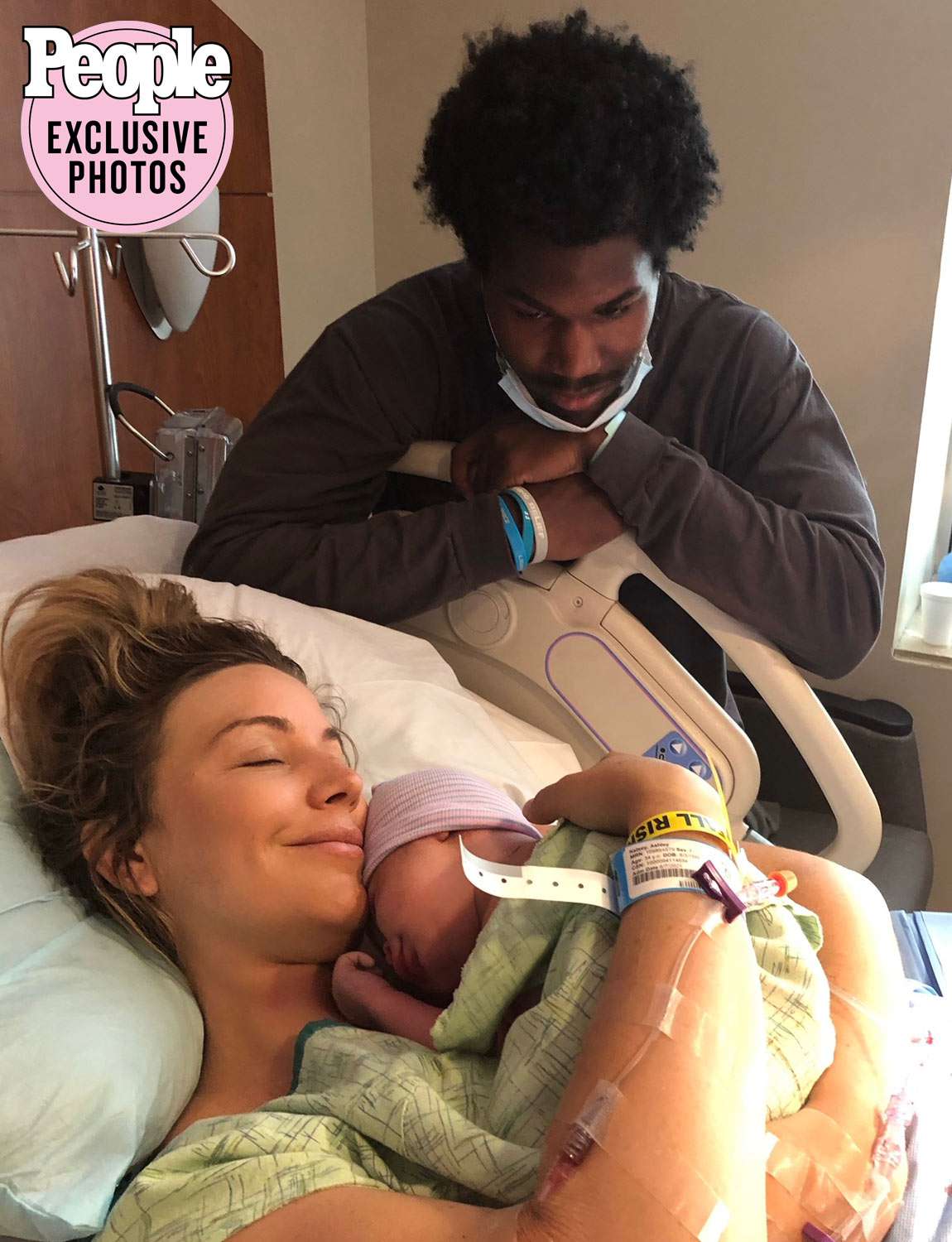 Ashley Kelsey and Kerryon Johnson welcome baby daughter
