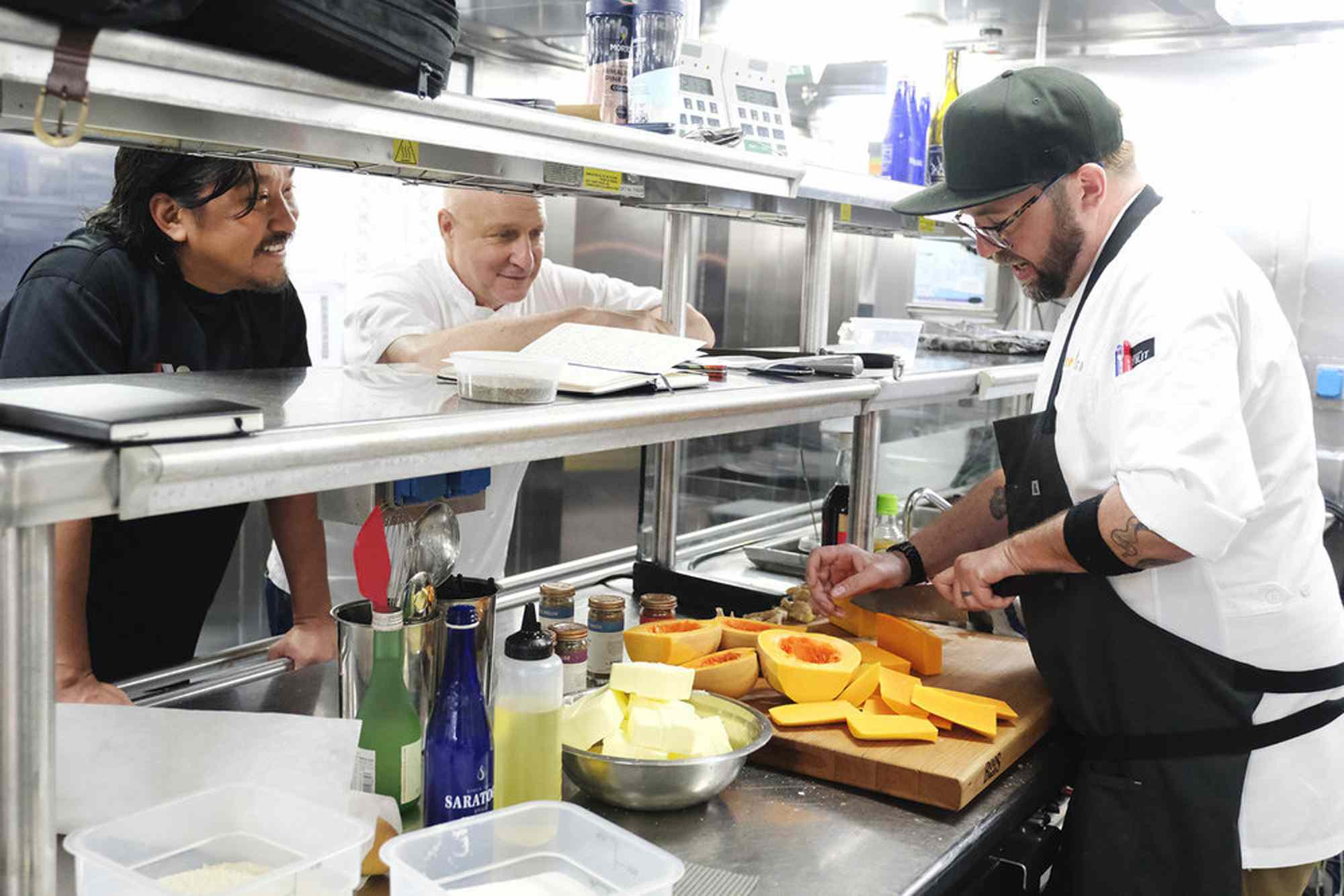 Edward Lee, Tom Colicchio, Daniel Jacobs 