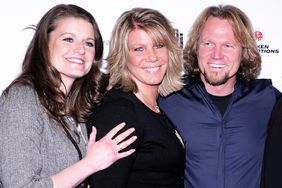 Robyn Brown, Meri Brown, Kody Brown, Christine Brown and Janelle Brown from Sister Wives arrive at the grand opening of Mike Tyson's one-man show at the Hollywood Theatre at the MGM Grand Hotel/Casino on April 14, 2012 in Las Vegas, Nevada. 