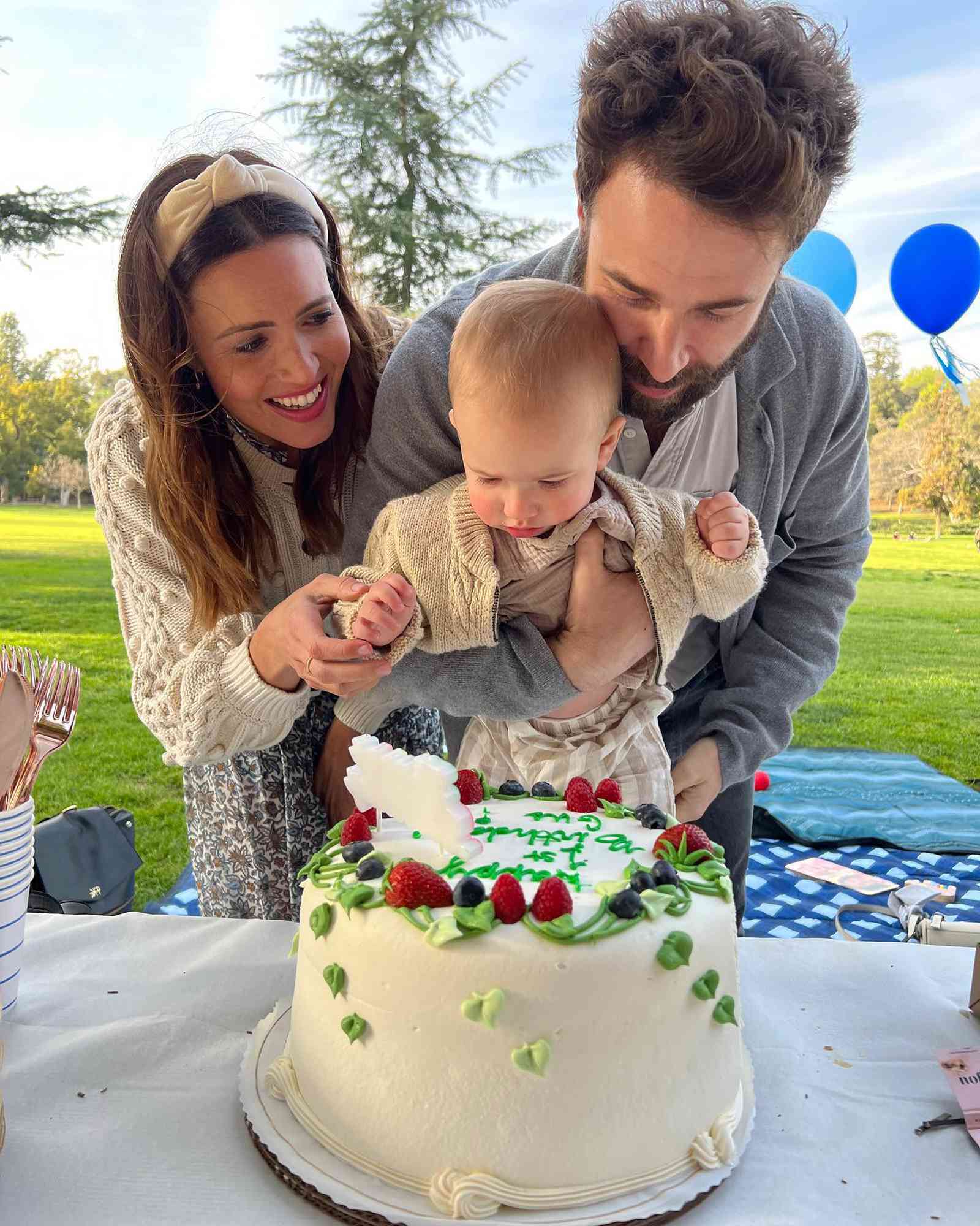 Mandy Moore and Taylor Goldsmith celebrate their son's birthday