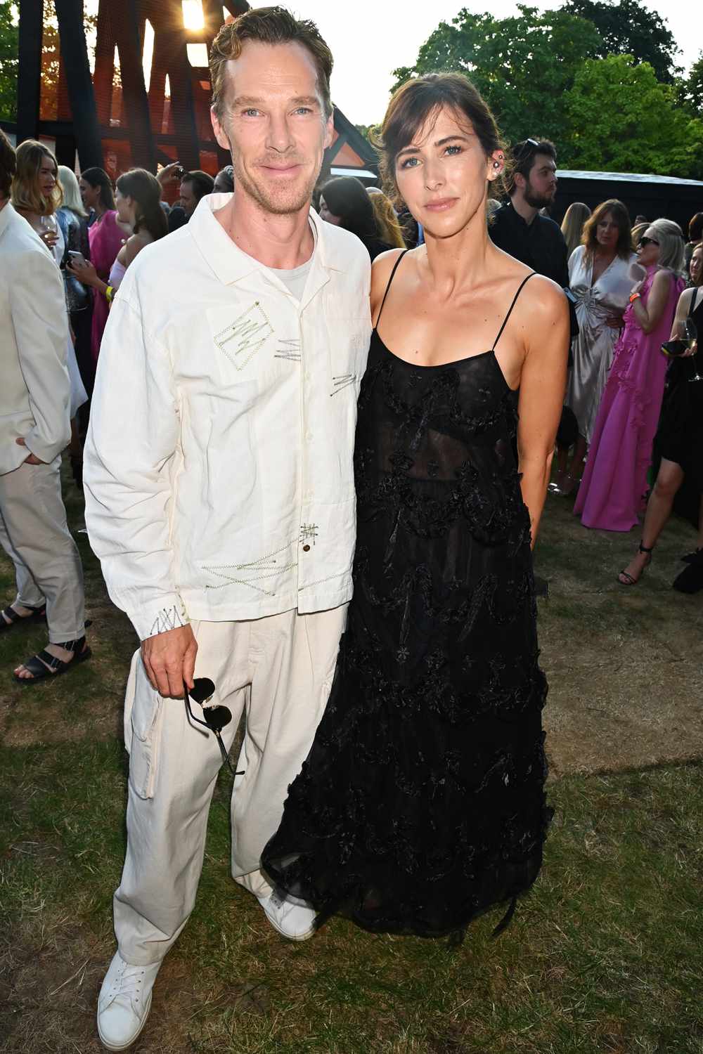 Benedict Cumberbatch and Sophie Hunter attend The Serpentine Summer Party 2024 at Serpentine South on June 25, 