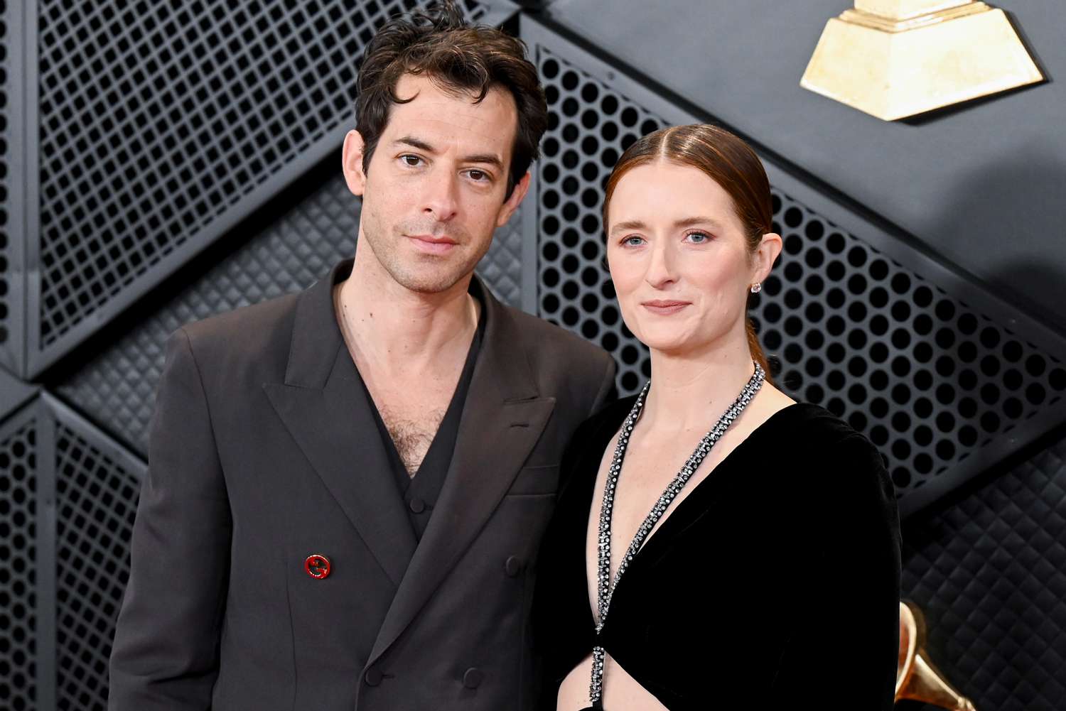 Mark Ronson and Grace Gummer at the 66th Annual GRAMMY Awards held at Crypto.com Arena on February 4, 2024 in Los Angeles, California.