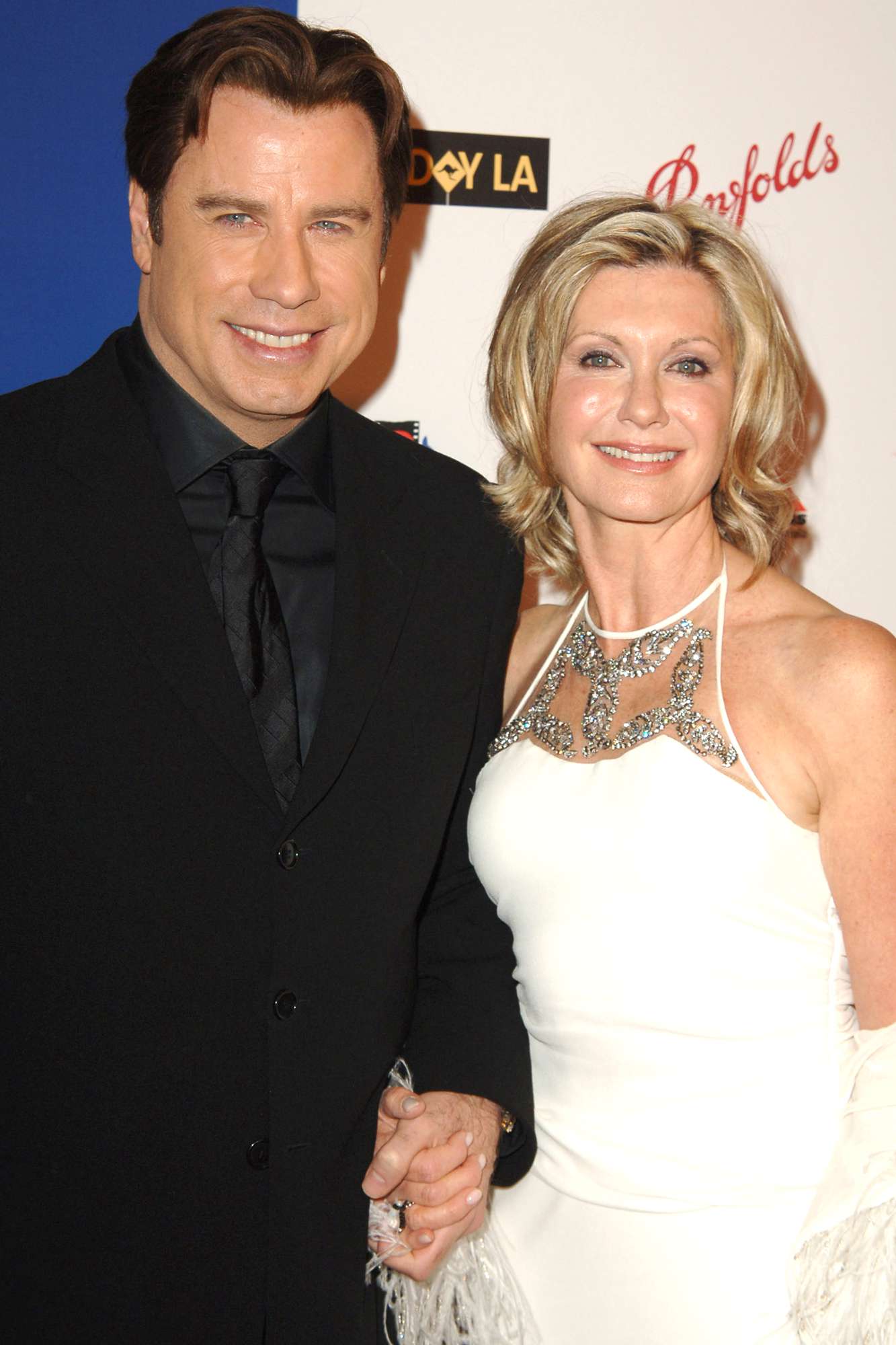 Olivia Newton-John and John Travolta