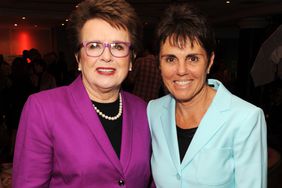 Billie Jean King and Ilana Kloss attend the UK premiere of 'Battle Of The Sexes